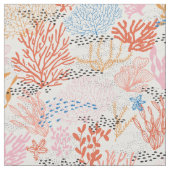 珊瑚礁 ファブリック (クローズアップ)