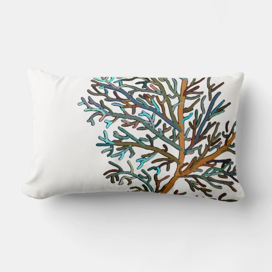 珊瑚礁 ランバークッション (正面)