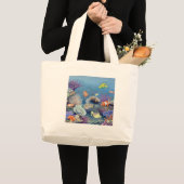 珊瑚礁 ラージトートバッグ (正面(商品))
