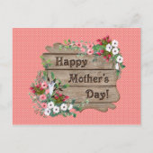 珊瑚礁（白い点） |母の日の花 シーズンポストカード (正面)