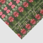 珊瑚緑色パターン（の模様が）ある 薄葉紙 (詳細)