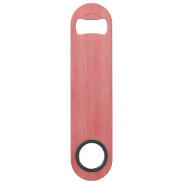 珊瑚色の竹の木目 スピード栓抜き