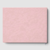 珊瑚色 花嫁への手紙 記念ノート ゲストブック (裏面)