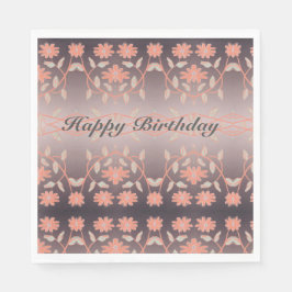 珊瑚花パターン（の模様が）ある スタンダードランチョンナプキン