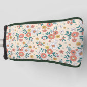 珊瑚花園模様 ゴルフヘッドカバー (正面)