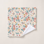 珊瑚花園模様 バスタオルセット (ウォッシュタオル)