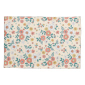 珊瑚花園模様 枕カバー (裏面)