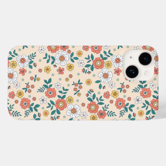 珊瑚花園模様 Case-Mate iPhoneケース (裏面 (横))