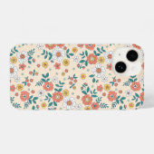 珊瑚花園模様 iPhoneケース (裏面横)