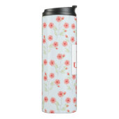 珊瑚花模様熱タンブラー タンブラー (回転左)