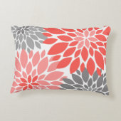 珊瑚菊の花柄 アクセントクッション (裏面)