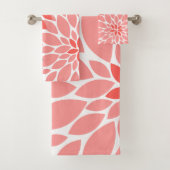 珊瑚菊の花柄 バスタオルセット (インサイチュ)