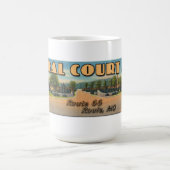 珊瑚裁判所のモーテルのパノラマ式のマグ コーヒーマグカップ (中央)