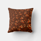 珊瑚褐色がかった明るいエンボス クッション (裏面)