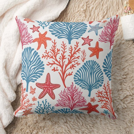 珊瑚魚 クッション (ブランケット)
