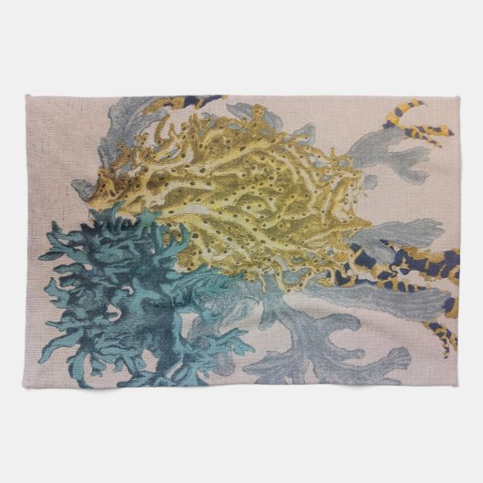 珊瑚 キッチンタオル (横)