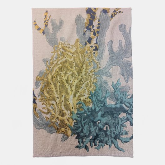 珊瑚 キッチンタオル (縦)