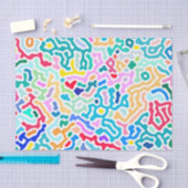 珊瑚-幸せなカラフル 薄葉紙 (クラフト)