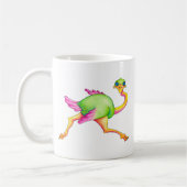 珍しいだちょう コーヒーマグカップ (左)