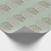 珍しいなら聖降誕祭お目出度え ラッピングペーパー (角)