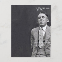 珍しいアンティーク盗賊マグショット写真 ポストカード