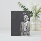 珍しいアンティーク盗賊マグショット写真 ポストカード (スタンド正面)