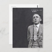 珍しいアンティーク盗賊マグショット写真 ポストカード (正面/裏面)