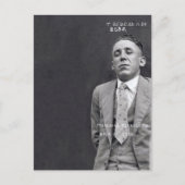 珍しいアンティーク盗賊マグショット写真 ポストカード (正面)