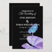 珍しいエレガントCustomWedding招待状 招待状 (正面/裏面)