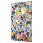 珍しいカラフルな壊された陶器の壁の写真非常に クリップボード (左)