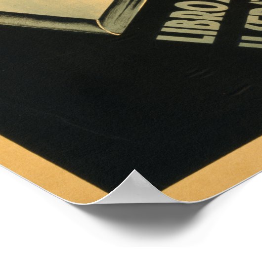 珍しいスペインの南北戦争の無政府主義者のポスター – 読 ポスター (角)