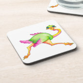 珍しいダチョウ コースター (左側)