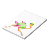 珍しいダチョウ ノートパッド (回転)