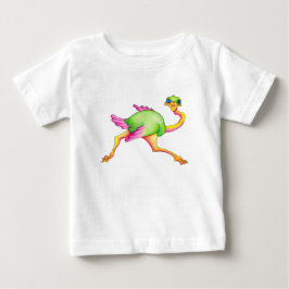 珍しいダチョウ ベビーTシャツ