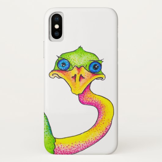 珍しいダチョウ Case-Mate iPhoneケース (裏面)