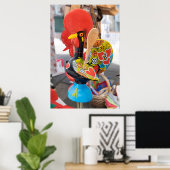 珍しいチキンスプーンレスト ポスター (ホームオフィス)