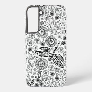 珍しいトンボの庭 SAMSUNG GALAXY S22+ケース