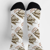 珍しいナンセンス(ロブスターカドリルワンダーランド) ソックス (上部)