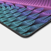 珍しいパターン（の模様が）あるファンタジーカラフルフラワーフラクタル デスクマット (コーナー)