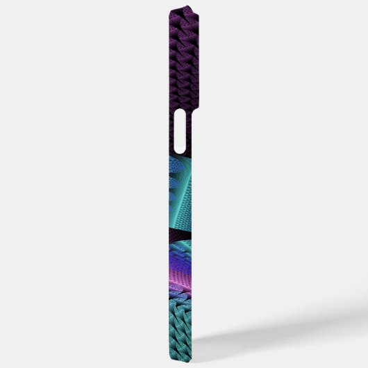 珍しいパターン(の模様が)あるファンタジーカラフルフラワーフラクタル Case-Mate iPhoneケース (裏面 / 右)