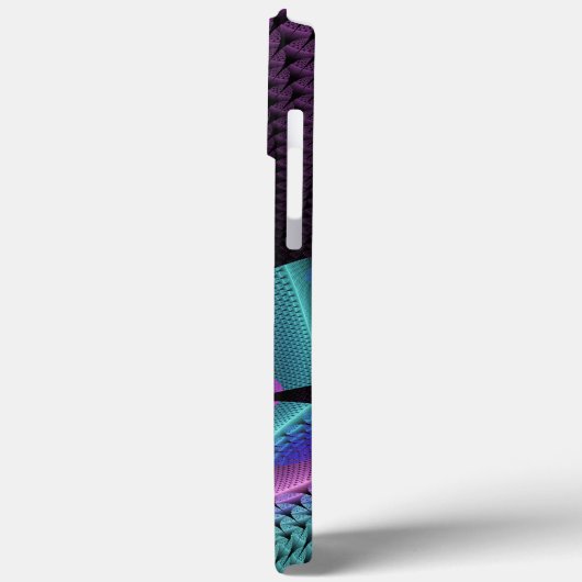 珍しいパターン(の模様が)あるファンタジーカラフルフラワーフラクタル Case-Mate iPhoneケース (裏面 / 左)