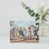 珍しいファッションはがき ポストカード (スタンド正面)