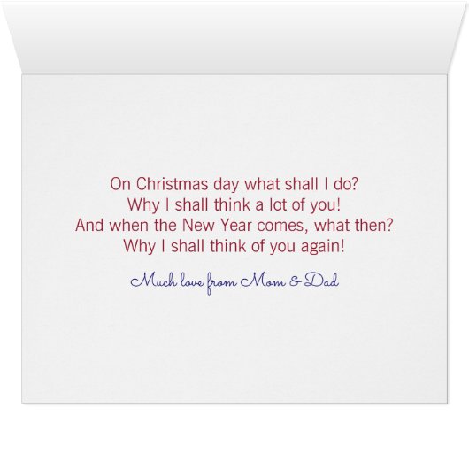 珍しいヴィンテージサンタそり大きなグリーティングカード (内部横(下))