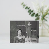 珍しいヴィンテージ刑事爆弾写真ポスト ポストカード (スタンド正面)