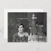 珍しいヴィンテージ刑事爆弾写真ポスト ポストカード (正面/裏面)