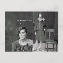 珍しいヴィンテージ刑事爆弾写真ポスト ポストカード