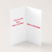 珍しい休日のグリーティング赤い水彩風刺画 (内部)