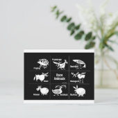 珍しい動物 ポストカード (スタンド正面)