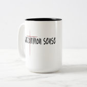 珍しい十字架 ツートーンマグカップ (正面左)