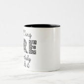 珍しい懸命だ ツートーンマグカップ (中央)